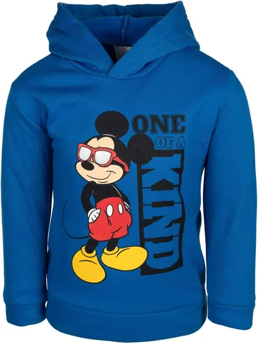 Vista 2 de Disney Mickey Mouse - Sudadera con capucha para niños pequeños, color rojo 2T