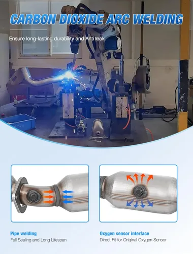 Vista 5 de Nilight Convertidor catalítico para Dodge Ram 1500 5.7L V8 2009 2010 2011 2012 2013 2014 2015 2016 (estándar EPA)