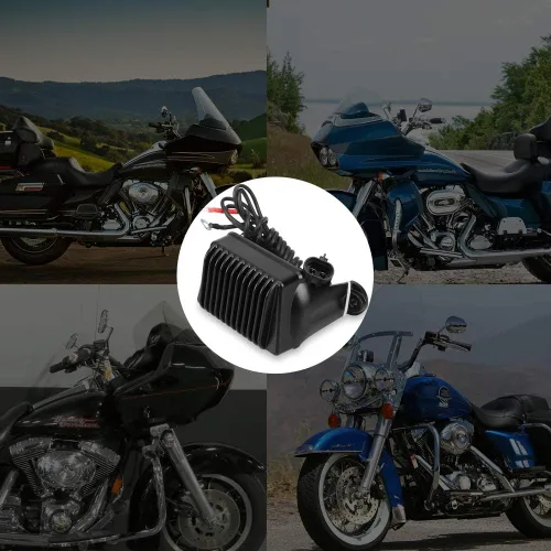 Vista 4 de LKV 74505-02 Regulador de voltaje rectificador compatible con Harley Davidson 2002-2003 Road King Electra Glide Road Glide Ultra Classic EFI FLHTI