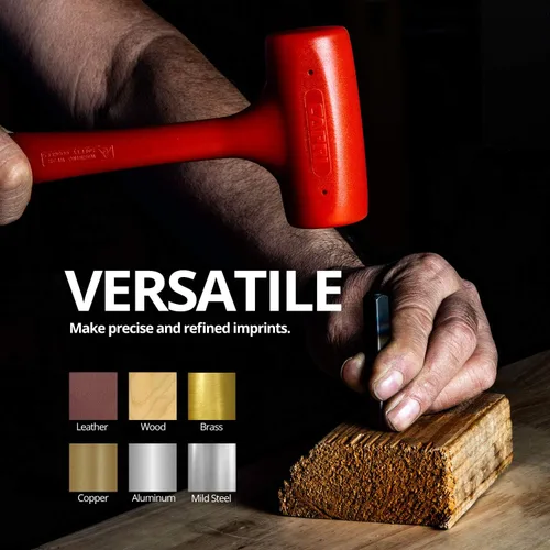 Vista 3 de Capri Tools Juego profesional de sellos de letras y números de 1/4 pulgadas, 36 piezas