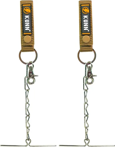 Vista 14 de KUNN Soporte de cinta eléctrica, correa de doble uso, cadena de soporte rápido mejorada para cinturón de herramientas con llavero, bucle a presión