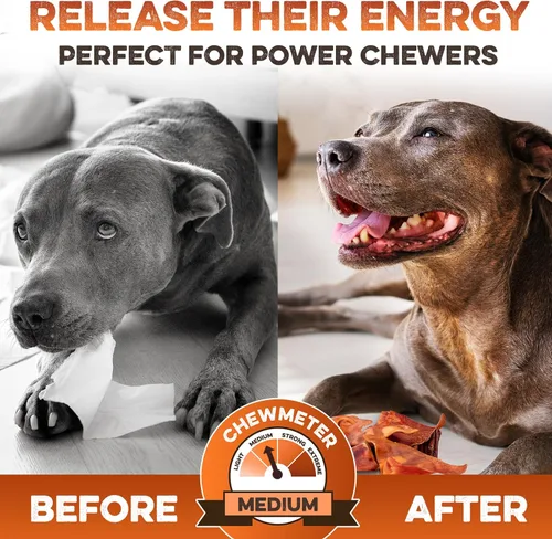 Vista 6 de BRUTUS & BARNABY Orejas de cerdo enteras para perros, 12 unidades – Masticables para perros de un solo ingrediente totalmente naturales, cocinados a