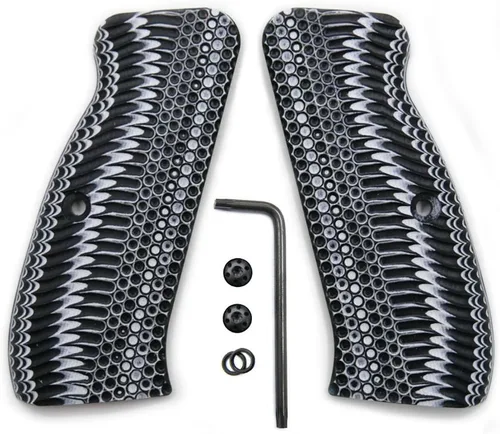 Vista 9 de Cool Hand Empuñaduras G10 para CZ 75 de tamaño completo, CZ 75 SP-01 Tactical, CZ 75B BD, Shadow 2, tornillos de agarre de pistola Balck incluidos