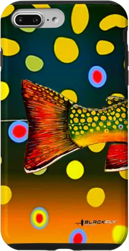 Vista 12 de Brook Trout Fly Fishing Trout Skin Phone Case by Black Fly Case for iPhone 17