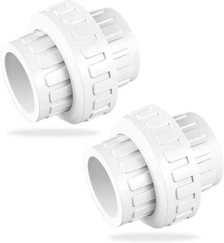 Vista 9 de Montaje de tubería de unión de PVC de 3/4", adaptador de PVC (enchufe x zócalo), Programa 40 de unión deslizante de PVC de 1 pulgada, junta tórica