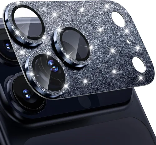 Vista 8 de WSKEN Protector de lente de cámara para iPhone 16 Pro/iPhone 16 Pro Max, [Grado Militar A Prueba de Roturas] [Fuerte Adsorción] Protector