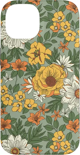 Vista 4 de Yellow Wildflower Summer Flowers Botanical Graphic Floral Case for iPhone 16
