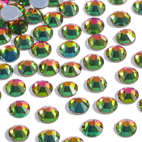 Vista 79 de Beadsland Hotfix - 1440 diamantes de imitación de cristal con parte trasera plana para manualidades, ropa, decoraciones de bricolaje, cristal AB