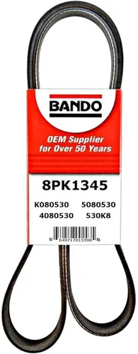 Vista 88 de Bando USA 8PK710 Correa de serpentina de calidad OEM