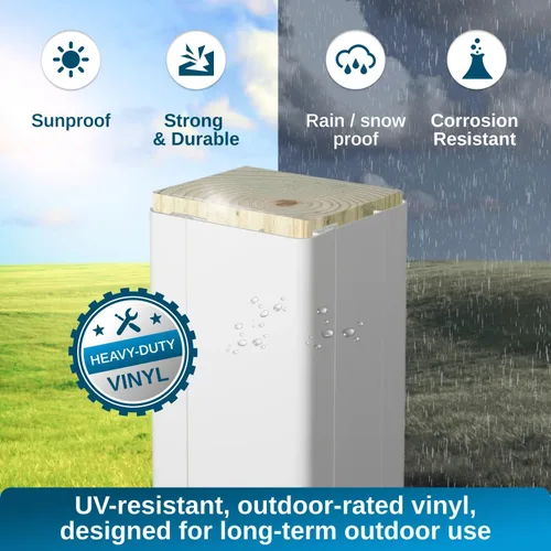 Vista 3 de Weatherables Envoltura de vinilo de 6 x 6 pulgadas, resistente a la intemperie, de vinilo de alta calidad para exteriores, para refrescar