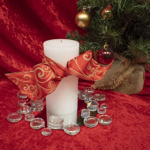 Vista 4 de Treasure Gurus - Mesa redonda de 7 pulgadas, centro de mesa de cristal, placa de pared, espejo, manualidades, decoración del hogar