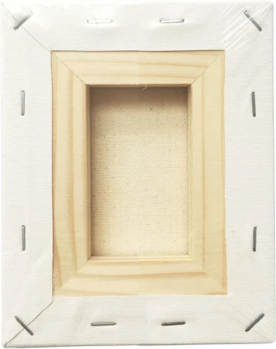 Vista 3 de LWR CRAFTS Lienzo estirado de 4 x 6 pulgadas, paquete de 6