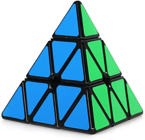3X3 Pirámide Speed Cube YJ Toys 3X3X3 Speed Cube Triángulo Puzzle Magic Cube Puzzle Juguete Negro