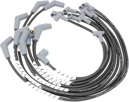 Vista 2 de AIP Electronics Dragon Fire - Cables de bujía de bajo ohmio compatibles con Ford Lincoln Mercury SBF 221 260 289 302 351W 45 a 90 E8PZ12259F