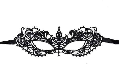 Vista 6 de XILONG Disfraz de Halloween, disfraz de esqueleto, poncho, máscara de Halloween, máscara de bola de encaje, 2 unidades (blanco)