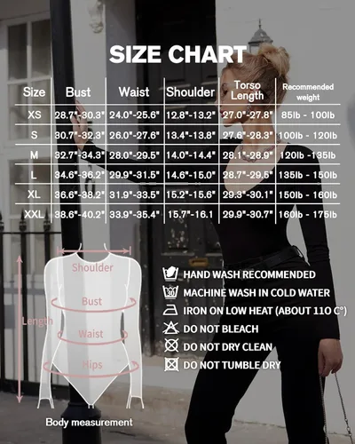 Vista 5 de MANGOPOP - Body de manga larga y manga corta, con cuello en V profundo para mujer