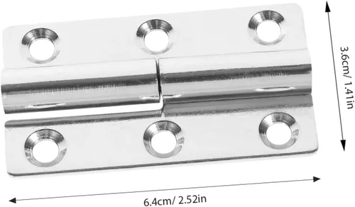 Vista 2 de Bisagras de acero inoxidable resistentes de 4 piezas para puertas y ventanas para uso interior y exterior