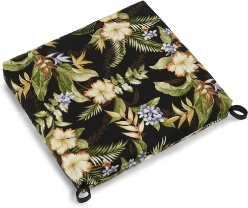 Vista 3 de Blazing Needles Cojín para silla de exterior, 20" x 19", Alenia Pompeya