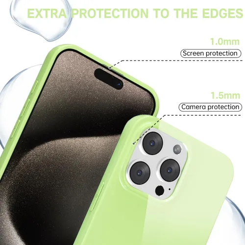 Vista 493 de Svanove para iPhone 7 Plus/ 8 Plus, funda de silicona, de goma suave brillante y gel de jey lindo, funda protectora de plástico simple y lisa