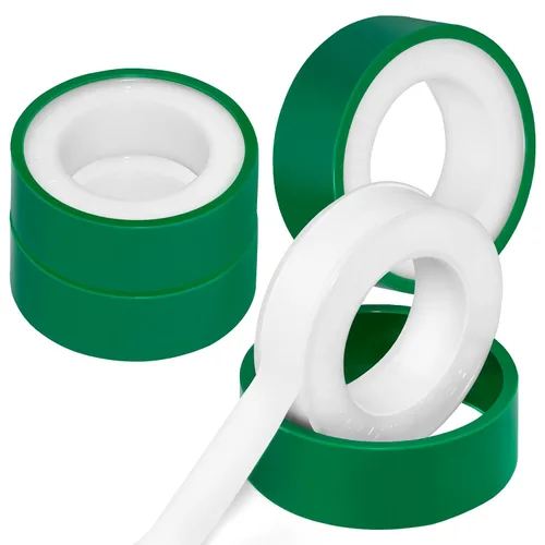 Vista 9 de Cinta de fontaneros de 3 rollos, cinta de sellado de tubería de agua de teflón, engrosamiento y alargamiento de alta densidad, conducto impermeable