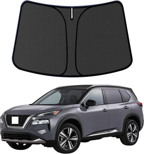 Vista 48 de X1 F48 Parasol plegable personalizado para parabrisas para 2016 2017 2018 2019 2020 2021 2022 X1 F48 Protector de sol para ventana delantera