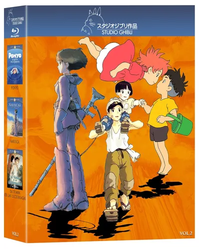 Paquete Studio Ghibli. Volumen 2 (Secreto de la Sirenita Nausicaa Tumba de las Luciernagas) Blu-ray