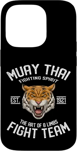 Vista 17 de iPhone 16 Muay Thai Tiger - Thai Boxing and Kickboxing Gift Case