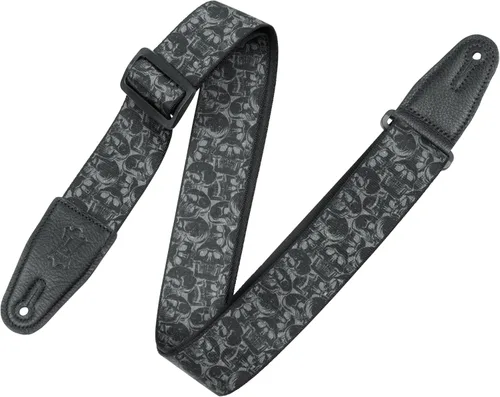 Vista 27 de Levy's Leathers - Correa para guitarra de poliéster de 2 pulgadas de ancho con extremos de cuero genuino; motivo de peces koi (MPD2-016)