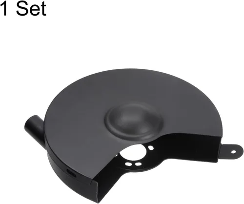 Vista 3 de HARFINGTON Cubierta interior y exterior de rueda para amoladora de banco, cubierta de protección izquierda de 9.84 pulgadas, de acero al carbono