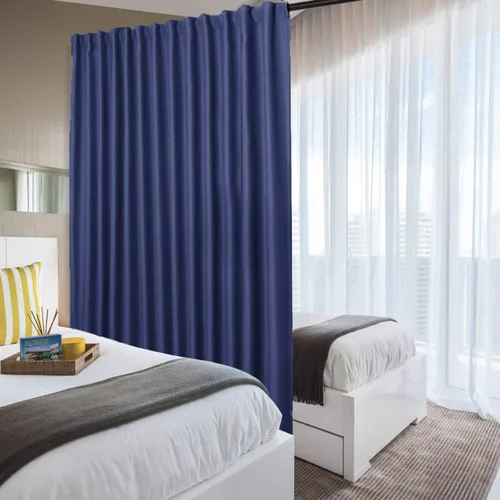Vista 75 de DWCN - Cortinas para puerta corrediza de patio, cortinas extra anchas para puerta de vidrio, panel de cortina divisora de habitación con privacidad