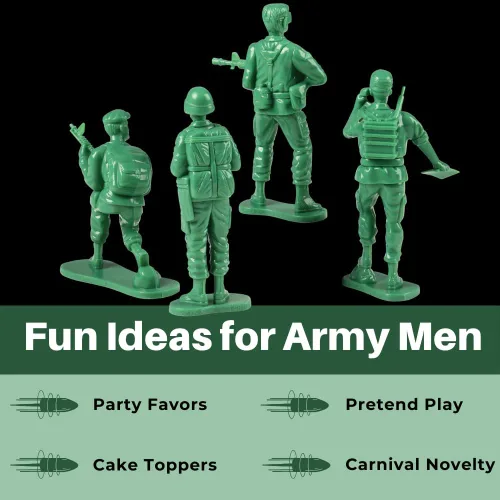 Vista 5 de Soldados Grandes US Toy Company 7958, Verde