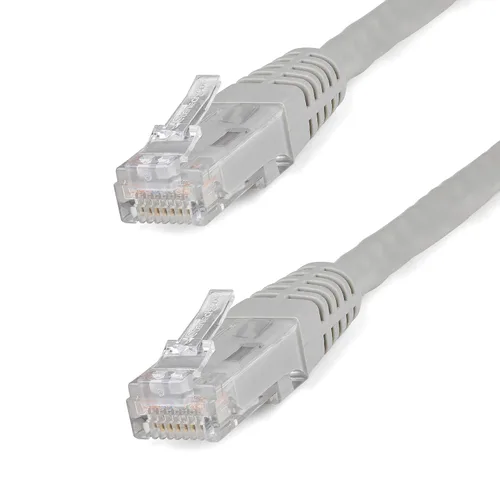 Vista 23 de StarTech. com Cable Ethernet CAT6 de 1 pie – Cable Ethernet CAT 6 Gigabit negro -650MHz 100W PoE++ RJ45 UTP moldeado Categoría 6 Network/Patch Cord