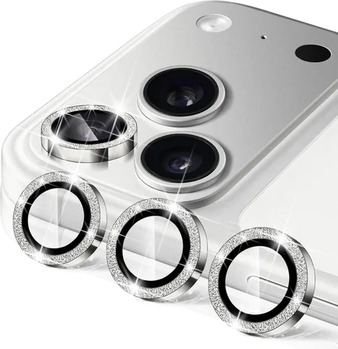 Vista 38 de Compatible con iPhone 13 Pro para iPhone 13 Pro Max, protector de lente de cámara antiarañazos, vidrio templado 9H, protector de cámara de metal a