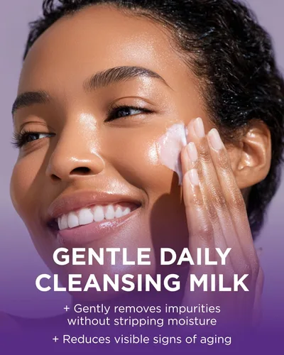 Vista 2 de Andalou Naturals - Leche limpiadora probiótica de chabacano, 6 onzas, paquete de de 1