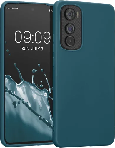 Vista 9 de kwmobile Funda compatible con Motorola Edge 30 - Funda protectora de silicona TPU suave y delgada, color negro mate