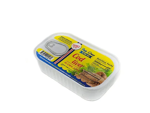 Vista 2 de Foie Gras del Mar Hígado de Bacalao Islandés en Aceite Propio 4.3 oz (Paquete de 3)