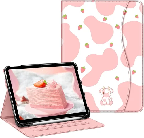 Vista 11 de Fintie Folio Case for iPad (A16) 11th Gen 11 in, iPad 10th Generation 10.9" Negro