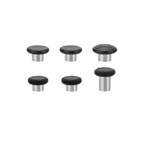 Vista 4 de Gaming Accessory Replacement for Xbox One Elite Series 2 Controller Accessories Replacement Buttons Pack Metal Mod 6 Swap Joystick, 4 Paddles, 2