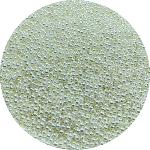Perlas de imitación, 4000 unidades de cuentas para manualidades, perlas sueltas de 3 mm, cuentas redondas para collares, pulseras, llaveros,