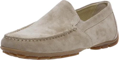 Vista 8 de Geox Mocasín de conducción Monet19 para hombre Cuero negro