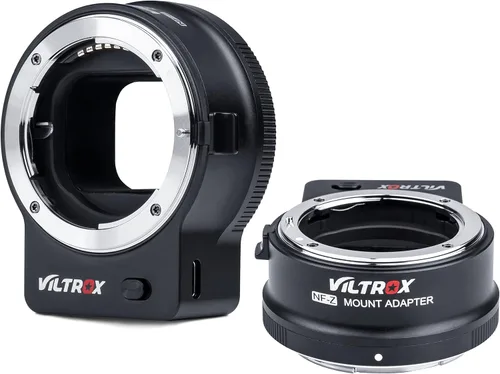 Vista 12 de VILTROX NF-E1 Auto Focus AF Adaptador de montaje de lente electrónico con control de apertura, transmisión EXIF, VR para lente Nikon F a cámara Sony