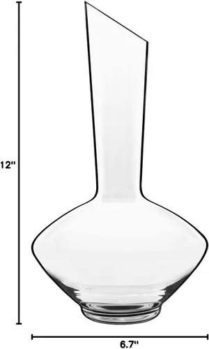 Vista 4 de Luigi Bormioli Vinea - Decantador de vino, 25.25 oz, transparente