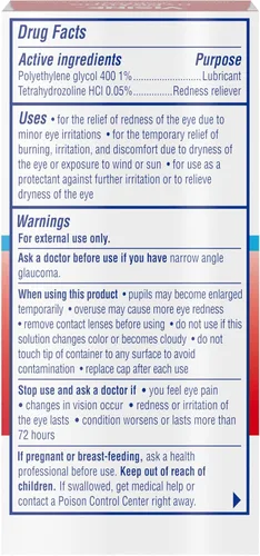 Vista 7 de Visine Red Eye Hydrating Comfort Redness Relief and Lubricant Eye Drops to Help Moisturize and Relieve Red Eyes Due to Minor Eye Irritations Fast
