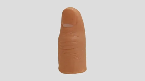 Vista 3 de HD Thumb-tip Soft - Truco de magia para adolescentes, rosa, soporte de tubo acrílico y tapa de aluminio