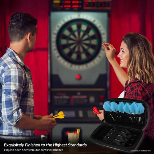Vista 8 de CyeeLife Estuche de dardos – Estuche de transporte para dardos de acero o punta suave, con capacidad para 3 dardos y accesorios adicionales, tubos