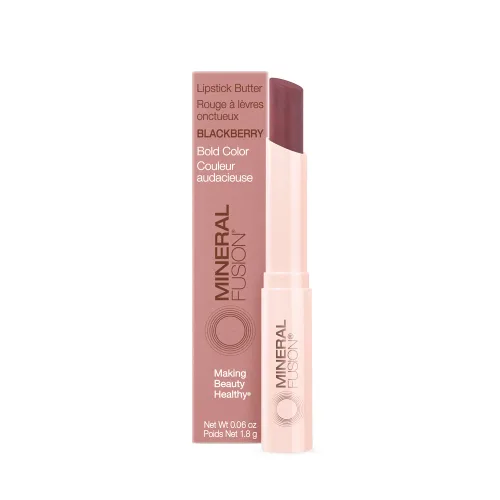 Mineral Fusión Lipstick Mantequilla, Blackberry