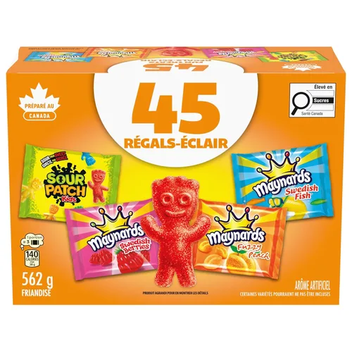 Vista 4 de Maynards - Caramelos de Halloween, 45 unidades, 19.82 oz, importados de Canadá