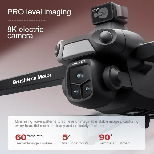 Vista 2 de V918 - Dron GPS con cámara 8K para adultos, drones RC con pantalla HD de 5 pulgadas, tiempo de vuelo de 90 minutos, rango de control largo de 3 KM