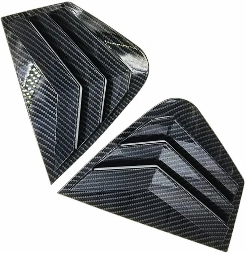 Vista 4 de Ventana lateral trasera Cuarto Louver cubierta fibra de carbono para Kia Optima K5 2011 2012 2013 2014 2015