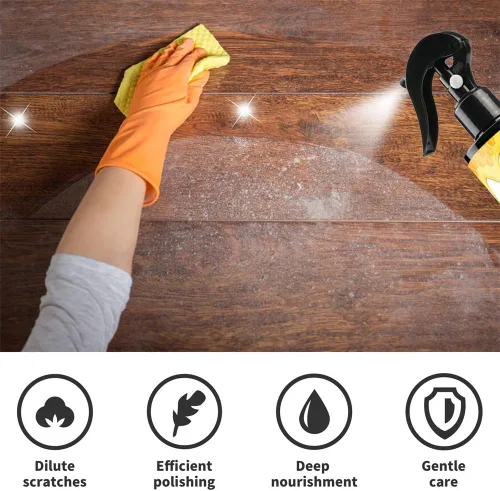 Vista 6 de Spray de cera de abeja micromolecularizada natural, cera de abeja molecularizada, cera de abejas para muebles, esmalte y limpiador de cera